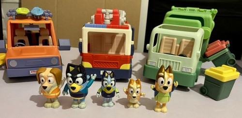 Bluey toy bundle fire - toy, engine