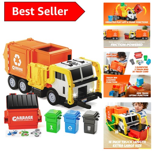 Friction powered bin - friction-powered, for