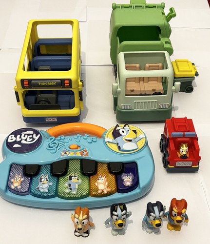 Bluey toy bundle bin lorry - bluey,