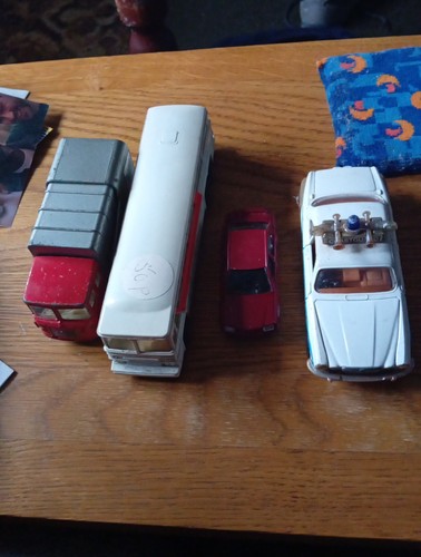Toy car bundle double decker - car,