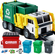 JOYIN Garbage Truck Toys for 3