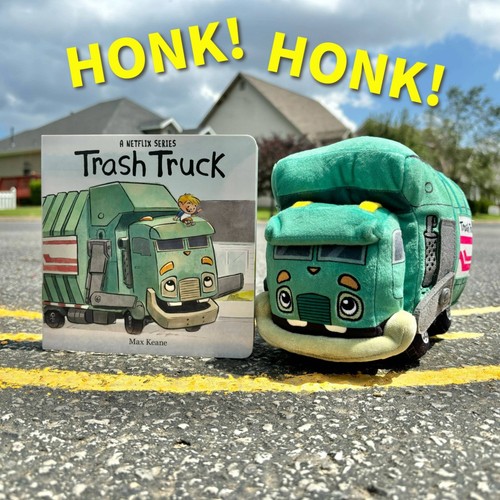 Merrymakers trash truck plush - trash,