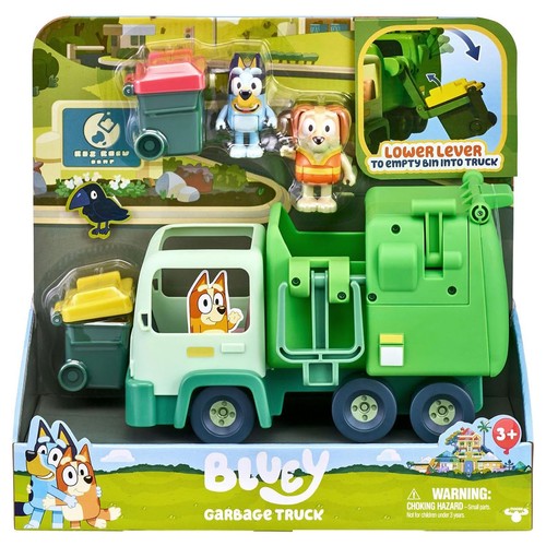 Bluey rubbish truck playset - rubbish,