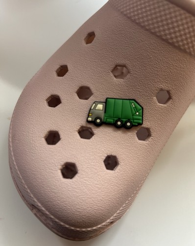Bin lorry charm for shoes - lorry,