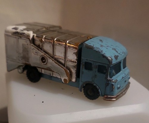 Vintage toy blue silver husky - vintage, blue/silver