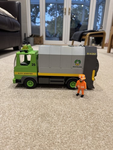 Playmobil bin lorry - , man